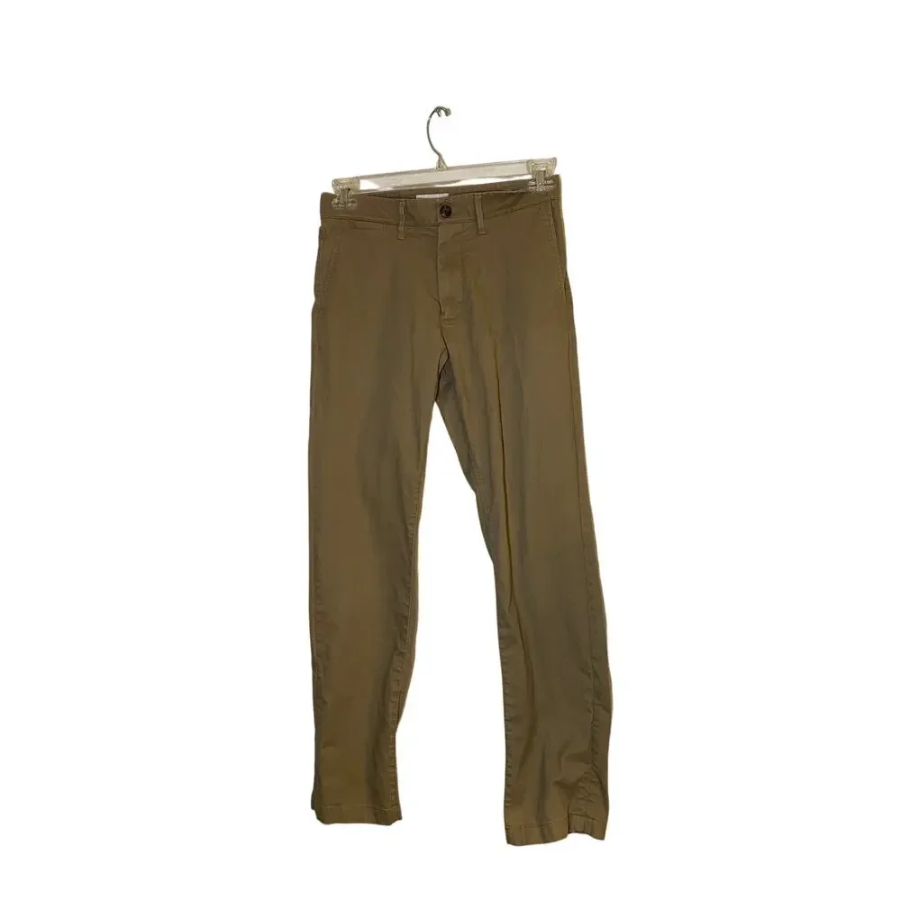 R113 Goodfellow and Co Mens Khaki Chino Pants 29x30 Straight Leg Cotton